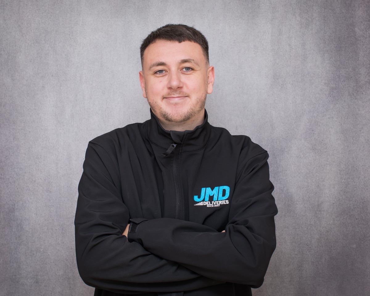 JMD Deliveries driver with parcel